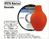 Filamento PETG — cor Dourado