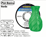Filamento PLA — cor Verde