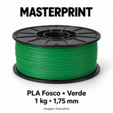 Filamento PLA Fosco — cor Verde