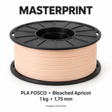 Filamento PLA Fosco — cor Bleached Apricot