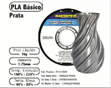 Filamento PLA — cor Prata