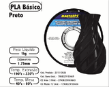 Filamento PLA — cor Preto