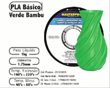 Filamento PLA — cor Verde Bambu