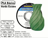 Filamento PLA — cor Verde Escuro