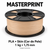 Filamento PLA — cor Skin (Cor de Pele)