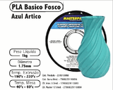 Filamento PLA Fosco — cor Azul Ártico