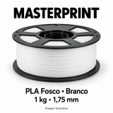 Filamento PLA Fosco — cor Branco