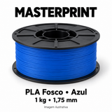 Filamento PLA Fosco — cor Azul