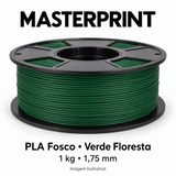 Filamento PLA Fosco — cor Verde Floresta