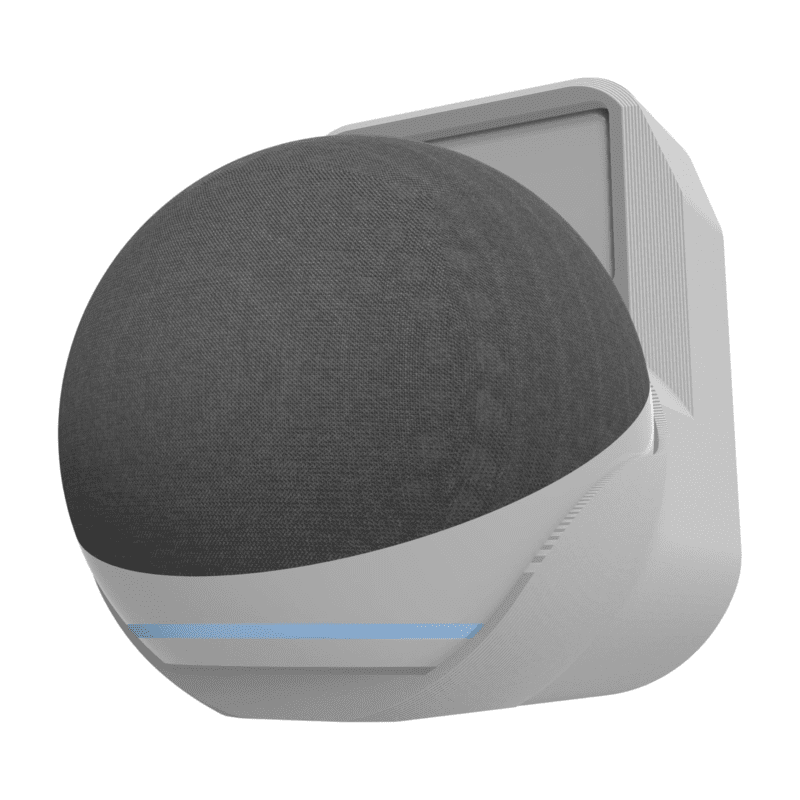 Suporte all in one de tomada para Amazon Echo Dot 5 / Echo Dot 4 - Tomada na horizontal - Imagem 3