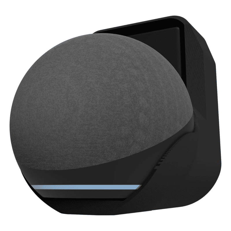 Suporte all in one de tomada para Amazon Echo Dot 5 / Echo Dot 4 - Tomada na horizontal