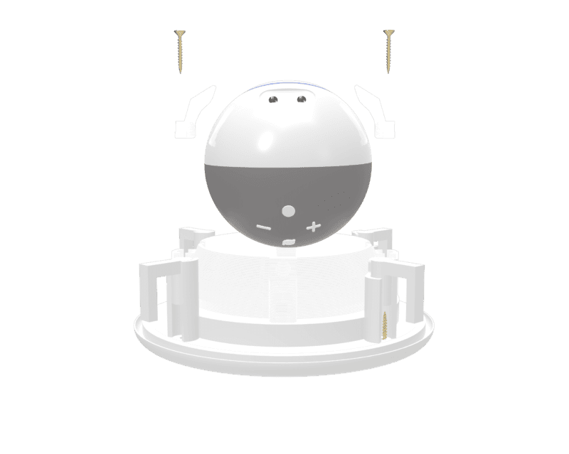 Suporte de Teto Echo Dot 5 (Dot 4 e Homepod Mini) - Linha PRO - Imagem 5