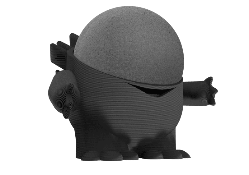 Skin para Echo Dot 4 ou 5 modelo Dino Baby Echosaurus - Imagem 9
