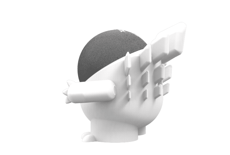 Skin para Echo Dot 4 ou 5 modelo Dino Baby Echosaurus - Imagem 5