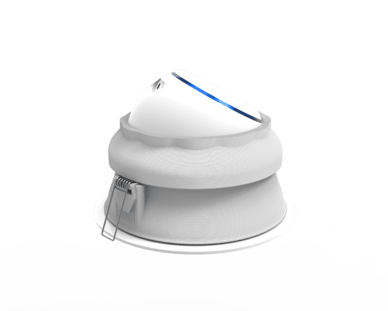 Suporte para embutir no teto, parede ou mesa Splin para Smart Home compatível com Echo dot 4 / 5 e Apple Homepod Mini - Imagem 13