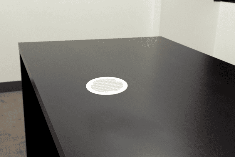 Suporte para embutir no teto, parede ou mesa Splin para Smart Home compatível com Echo dot 4 / 5 e Apple Homepod Mini - Imagem 14