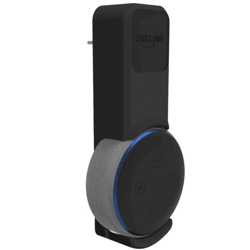 Suporte All in one de Tomada para Amazon Alexa Echo Dot 3 modelo Slim