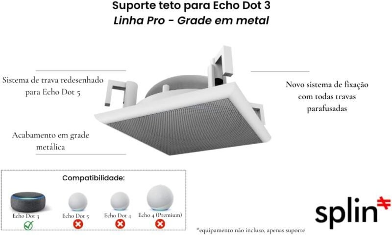 Suporte de Teto Echo Dot 3 – Linha PRO - Imagem 8